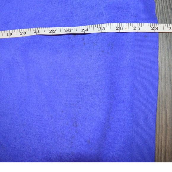 MCM 1960s Jantzen Made in the USA Purple Swimsuit Coverup Terry Cloth Pockets - Picture 7 of 8